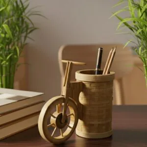 Handmade Bamboo Pen Holder