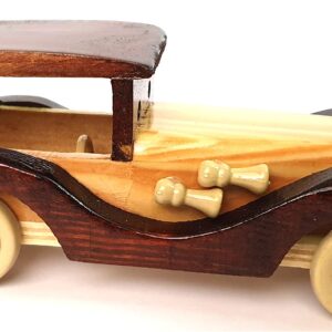 Handcrafted Wooden Vintage Classic Car