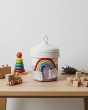 Mini Rainbow Basket