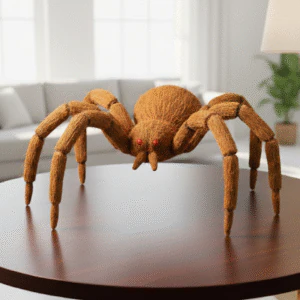 Coconut Husk Spider Sculpture