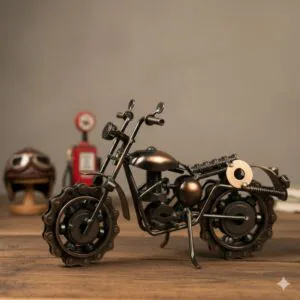 Handmade Metal Bike Model