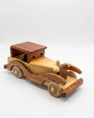 Handcrafted Wooden Vintage Style Car (5.5 Inch)