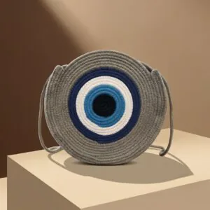 EB2 Premium Handcrafted Evil Eye Cotton Rope Crossbody Bag