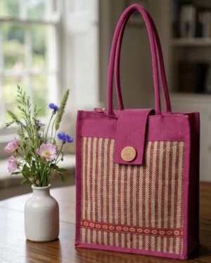 GB1 Jute Tote Bag – 100% Natural