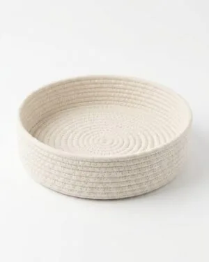 IMG_9144 (1) Handcrafted Round Cotton Rope Tray Basket