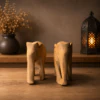 Hand-Carved Premium Wooden Elephant