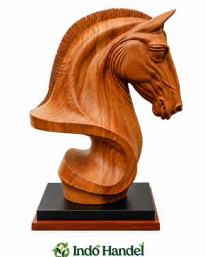 Aug 27, 2026, 06_21_33 PM Handcrafted Premium Wooden Horse Head Sculpture