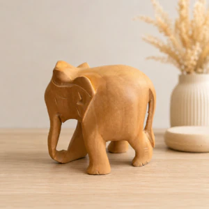 Hand-Carved Premium Wooden Elephant