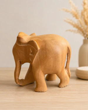 BE6B5D0A-6877-4C71-AD7F-D479956D285B Hand-Carved Premium Wooden Elephant