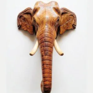 indohandel-wooden-elephant-wall-decor-1200x1500 Handcrafted Kerala-Style Wooden Elephant Head Wall Décor